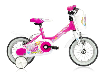 Lombardo Baffy D 12  roze wit vrijloop +2 handrem