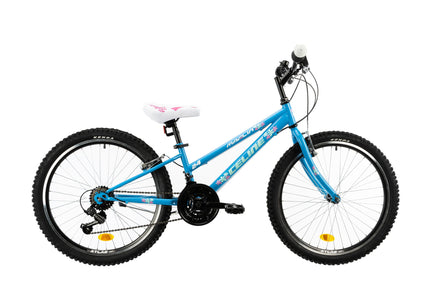 MTB Celine blauw shimano 6 speed