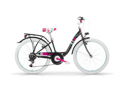 MBM, Fleur D 30 cm 6 sp zwart pink