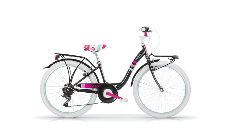 MBM, Fleur D34 cm wit  6 sp