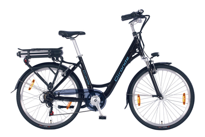 MBM Gironde D 46 cm 6 sp zwart 26 inch wiel