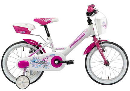 Lombardo Mariposa D wit/roze vrijloop + 2 handrem