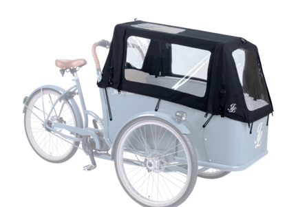 Johnny Loco Regenhuif de Luxe 2.0 ( driewielbakfiets )