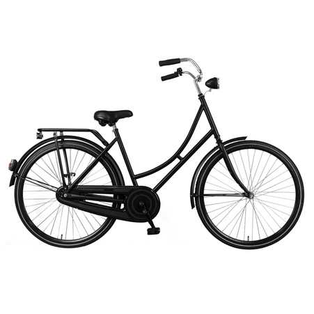 Oma No label zwart 57 cm met slot zonder jasbeschermers