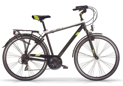 MBM Split H 54 cm 21 sp mat zwart wit