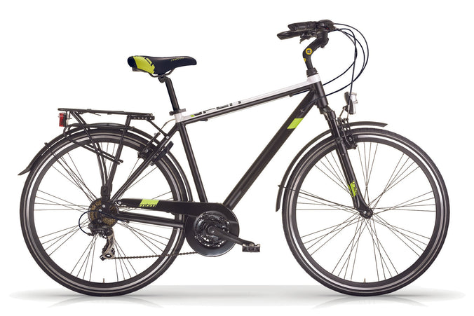 MBM Split H 58 cm 21 sp mat zwart wit