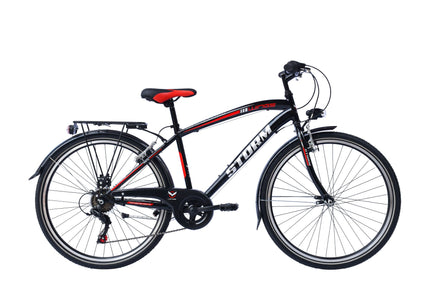 Wings Storm H 40 cm 6 sp   zwart rood