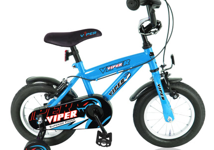 MBM Viper H 12 inch blauw vrijloop + 2 handrem