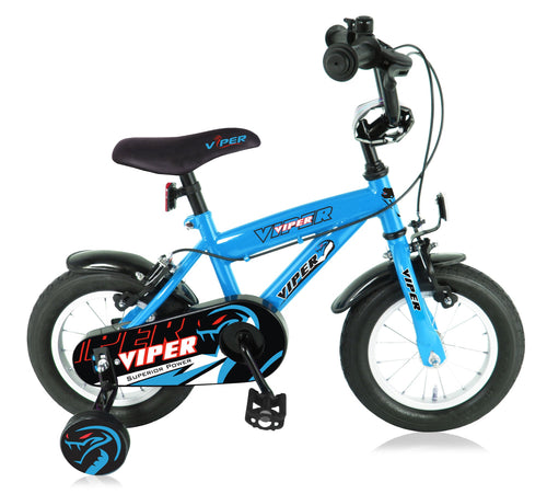 MBM Viper H 12 inch blauw vrijloop + 2 handrem