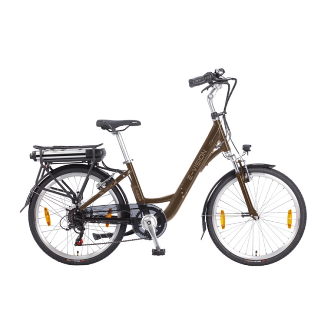 E- Vision Alsace D 38 cm / 24 inch wiel  Brons Zwart7 sp