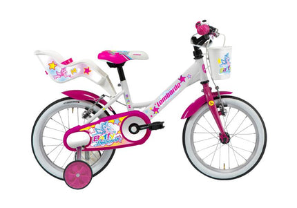 Lombardo Baffy D12 wit roze  vrijloop +2 handrem